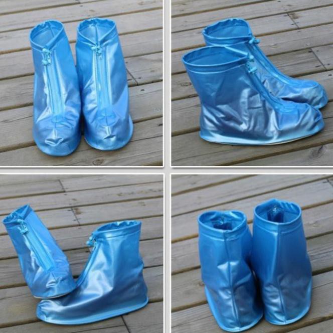 Ủng bọc giày đi mưa bảo vệ 2 lớp có đế chống trượt