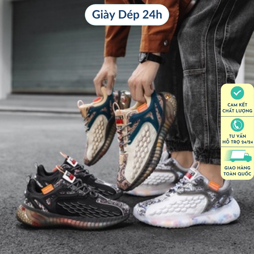 Giày thể thao nam🔸 SIÊU CẤP 🔸 Mẫu s.n.e.a.k.e.r nam đế BOOST QC đình đám 2022