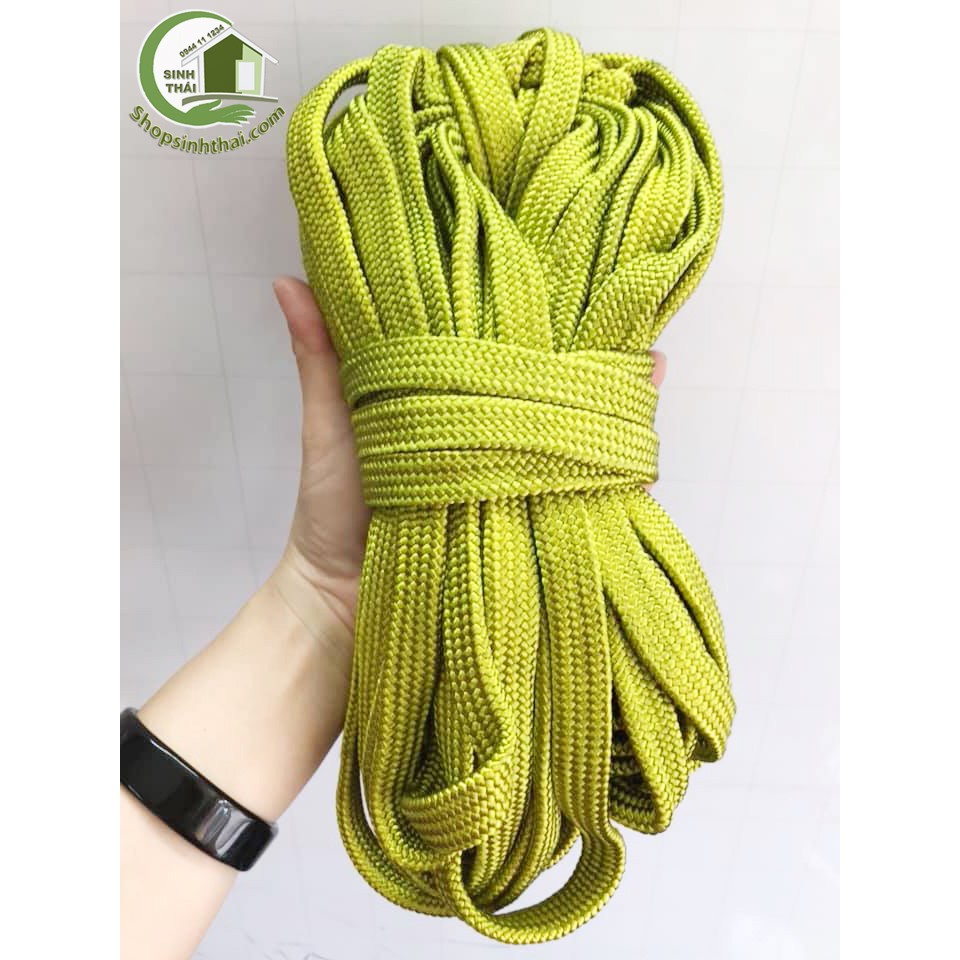 Dây Dù Giăng Võng, Cột Đồ - Dây Dù Loại Xanh bóng [1 mét ]