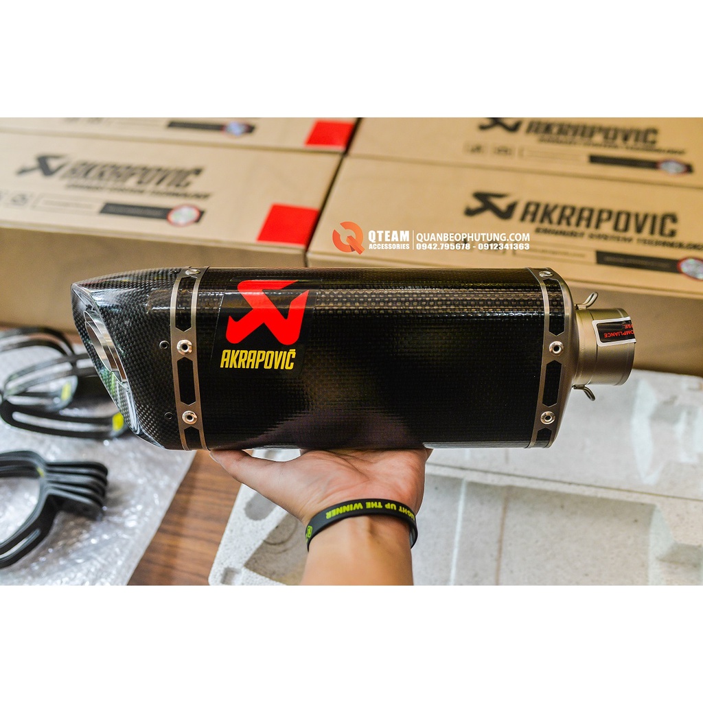 Pô độ xe máy Chính hãng Akrapovic RacingLine For MT03/R3 lắp đặt cho các dòng xe Motor. Sản phẩm chính hãng