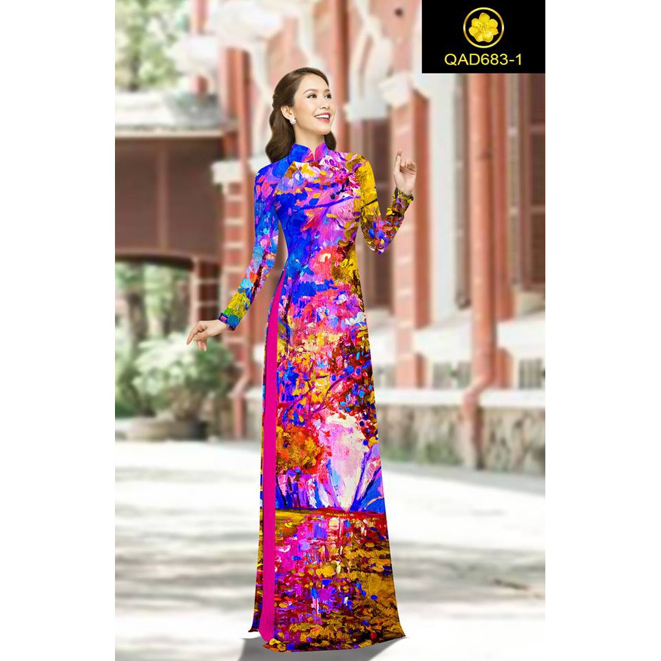 Vải Áo Dài Tằm Ý, Lụa Nhật, Thái Tuấn QAD683