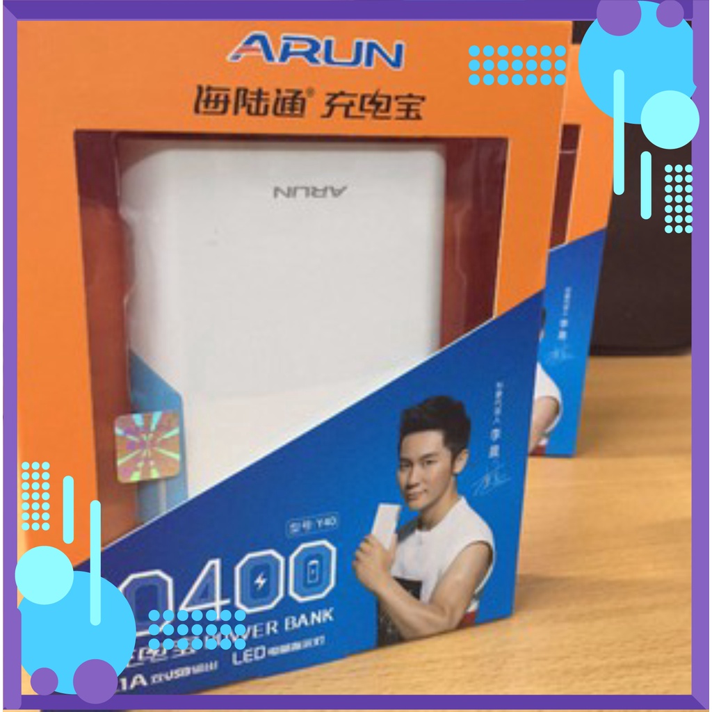 PIN DỰ PHÒNG ARUN 10.400MAH