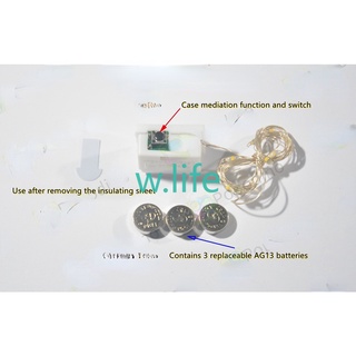 Dây Đèn LED 3 Chế Độ Kèm Pin (1 / 2) / 3