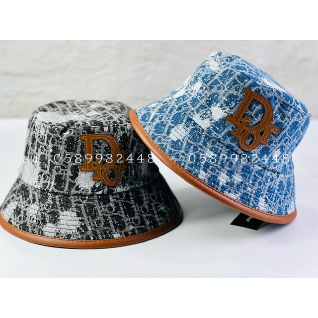 MŨ BO BUCKET JEANS VIỀN VNAHF NÂU LOANG VỆT THÊU đio NÂU CỰC CHẤT SIÊU ĐẸP NAM NỮ (SỈ LE MŨ NÓN TPHCM)
