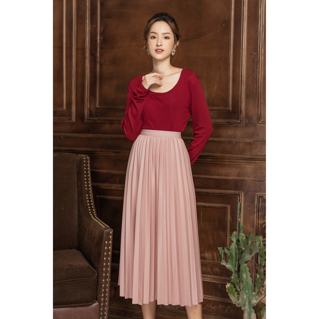 KOKA Áo kiểu pull cổ tròn 52501