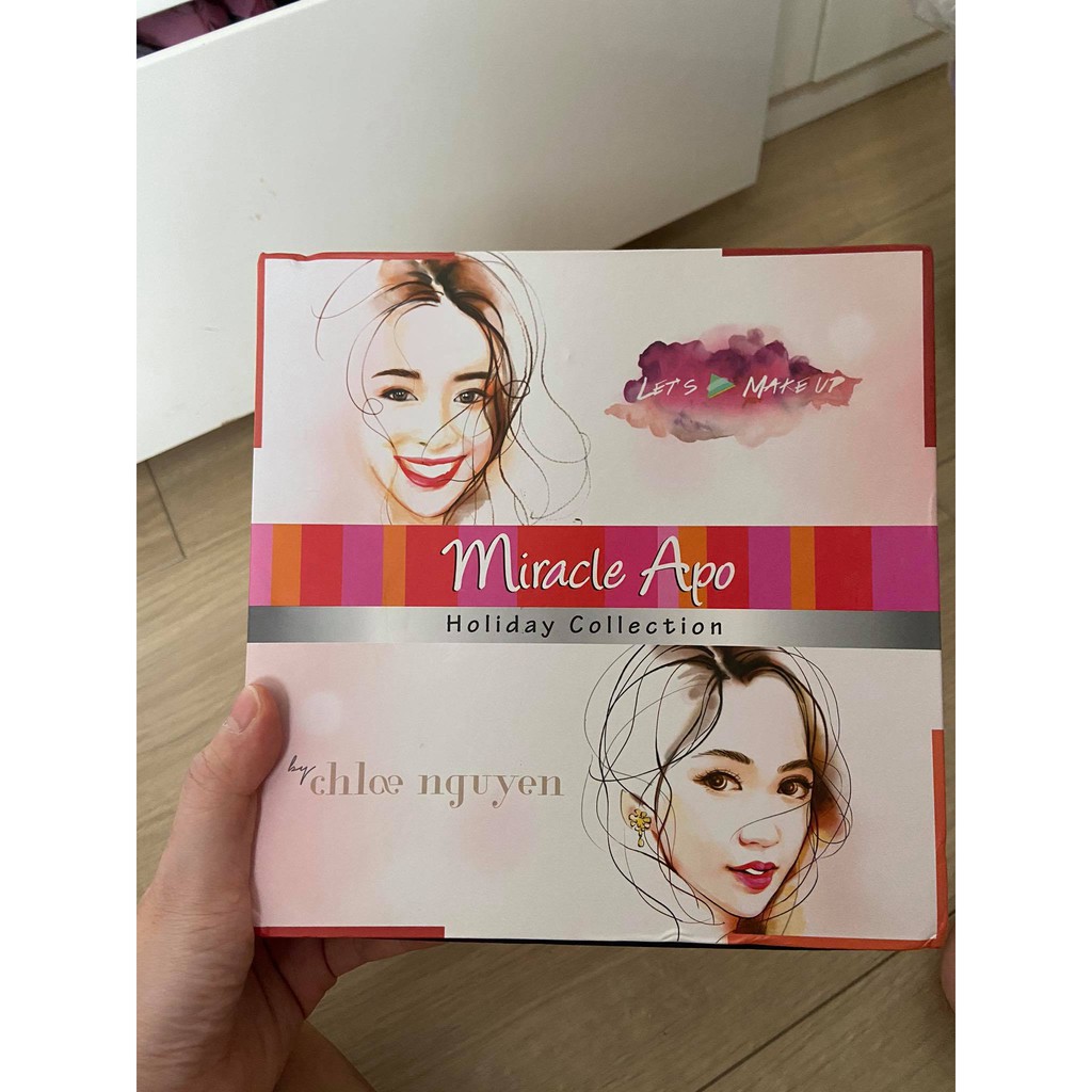 [Thanh lý] NEW 100% Hộp son kem lì Miracle Apo Holiday Collection (4 son)