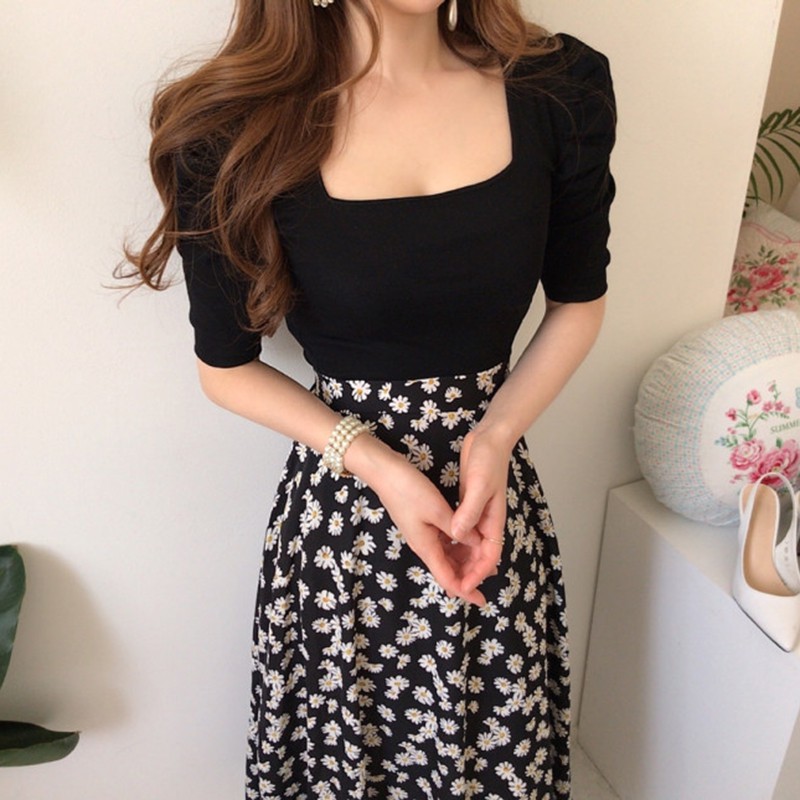 Set bộ sơ mi chân váy tay ngắn Emilyshop