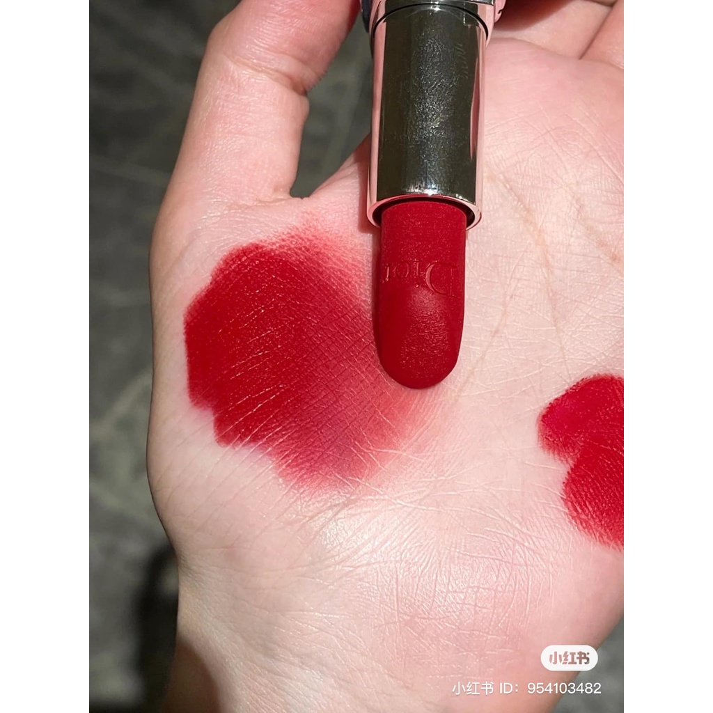 Son Dior Velvet 999 mini màu đỏ thuần - Herskin Official Store