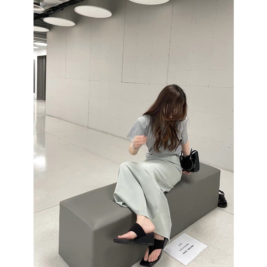 Dép Sandal Kẹp Ngón Kokia Air Lycra Dệt Kim Da , dép xỏ ngón đế cao