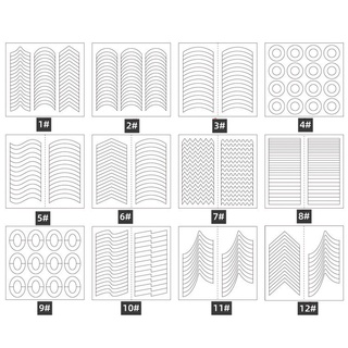 Miếng Dán Sơn Móng Tay - Sticker Tip Guides