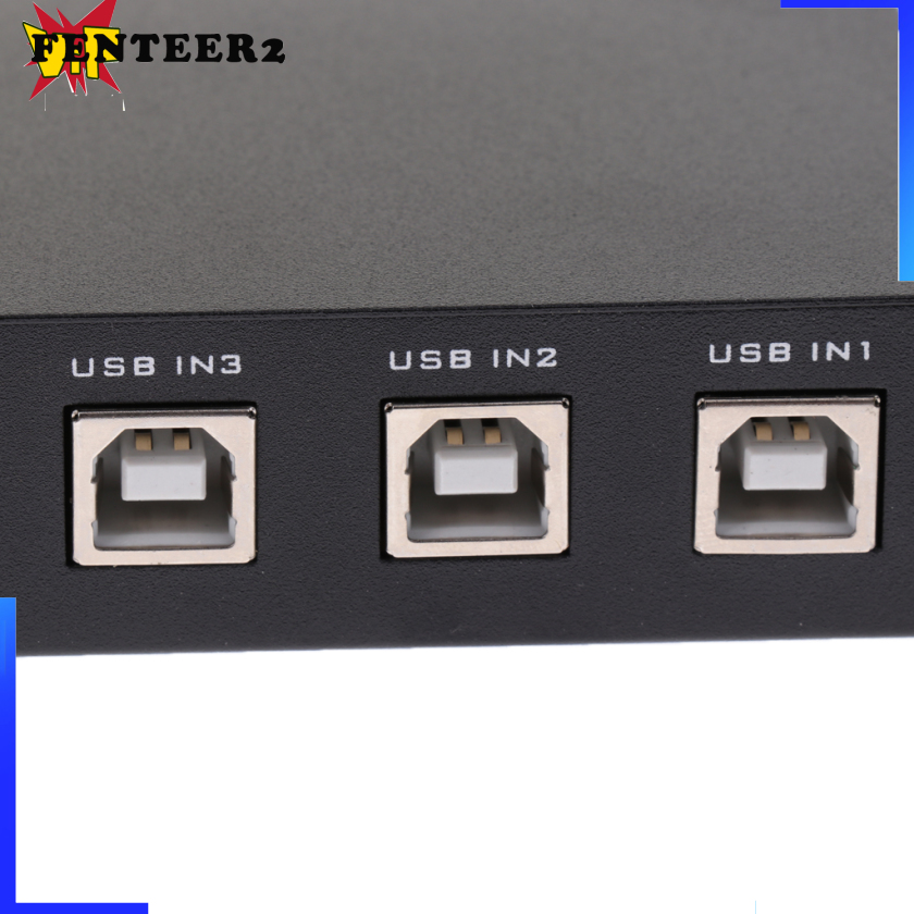 Bộ Hub Chuyển Đổi Fenteer2 3c Usb 2.0 Kvm 4 Cổng Cho Máy Scan / Máy In