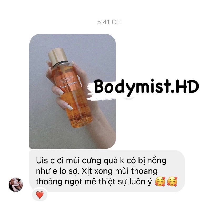 [FREESHIP EXTRA] - 🌹🌹BODY MIST - XỊT THƠM AMBER ROMANCE Victoria's Secret 250ML 💥💥