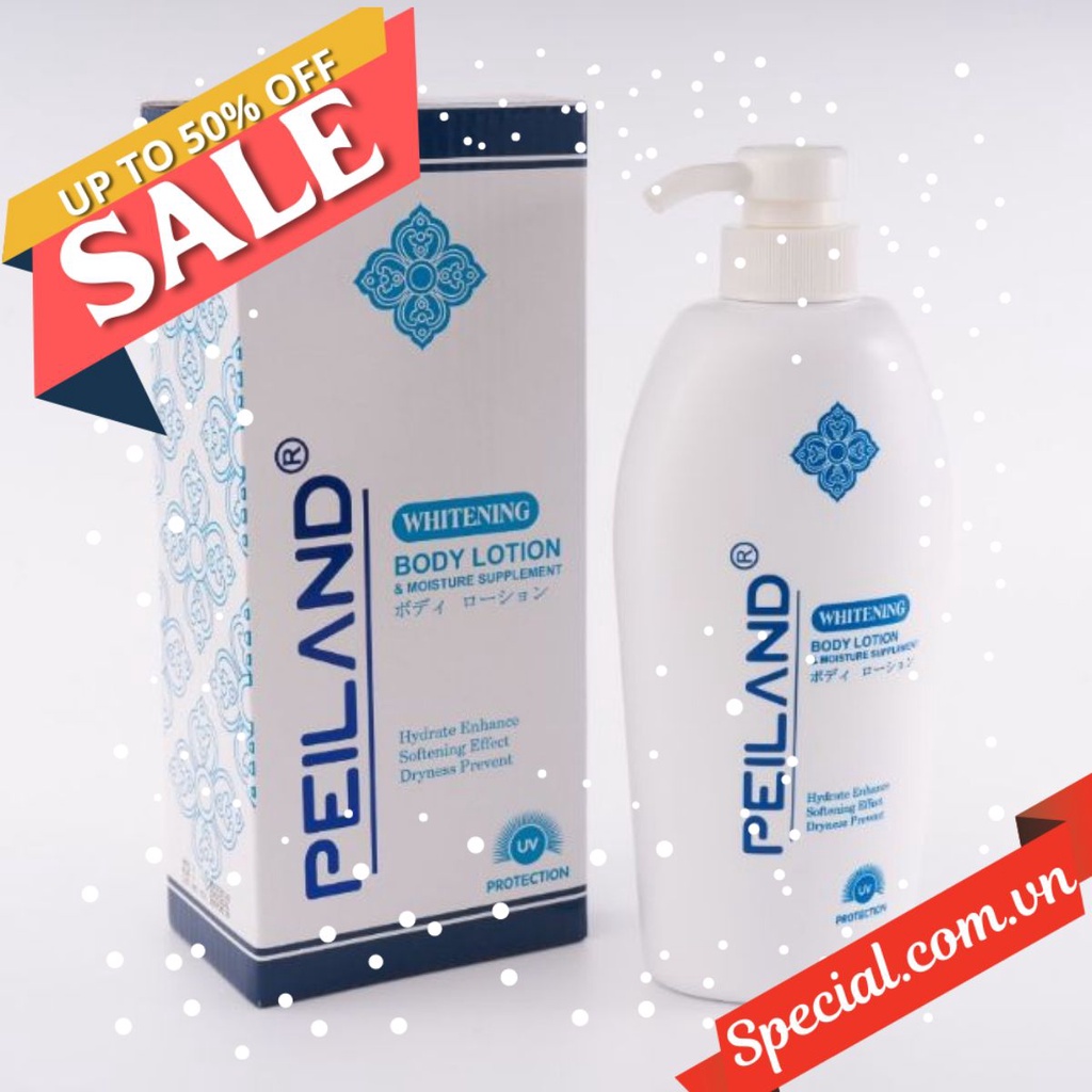 Sữa Dưỡng Thể Sáng Da Peiland 550ml