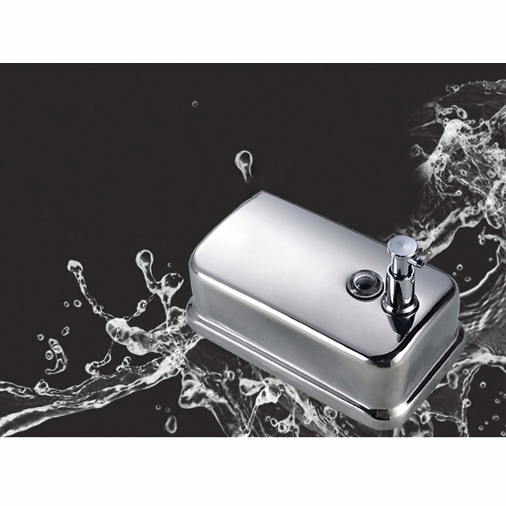 Combo 4 hộp đựng nước rửa tay treo tường inox 304 siêu bền 800ml