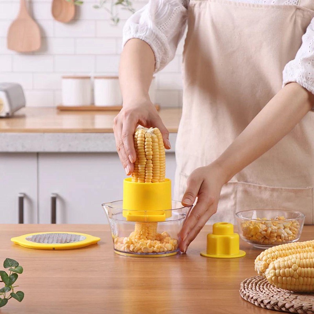 Dụng Cụ Hỗ Trợ Tách Hạt Bắp Siêu Nhanh Chóng Tiện Lợi