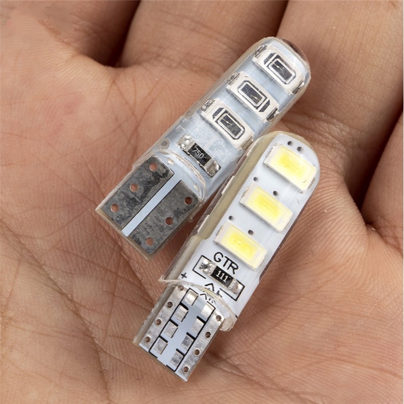 Bóng đèn LED T10-5630 bằng silicone dành thích hợp cho xe hơi