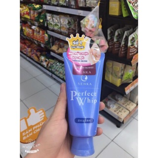 Sữa rửa mặt Shiseido Senka Perfect Whip Collagen in 120g