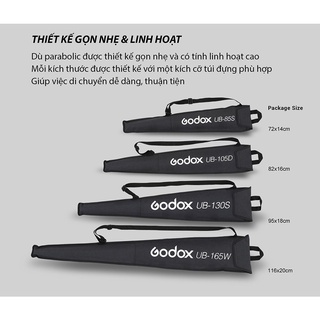Dù phản bạc Parabolic hiệu Godox - UB-105