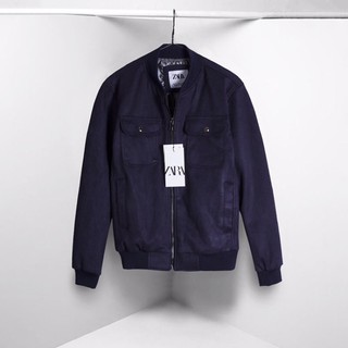 Áo khoác da lộn full tag