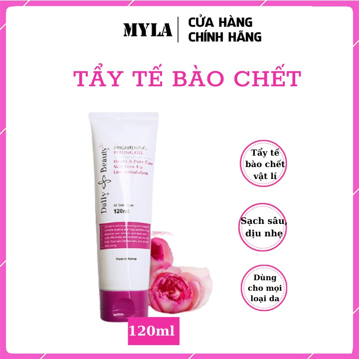 [Hàng Chính Hãng] Gel tẩy tế bào chết- Gel tẩy da chết Daily Beauty, tẩy sạch hiệu quả, an toàn, dịu nhẹ với da