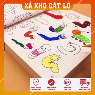 <SỐC> Tập tô màu 5000 hình kèm bộ bút sáp (shopmh59 - shopmm - vmeai trả order khách)