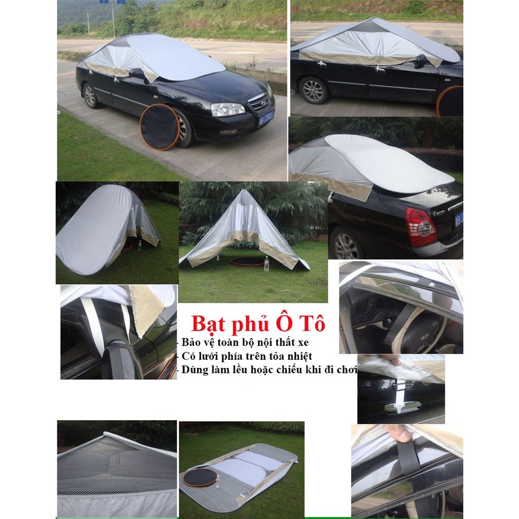 Bạt phủ nóc cho ô tô cao cấp chống nắng, chống cháy, chống xước