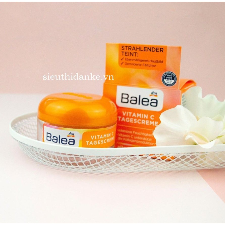 Kem Dưỡng VITAMIN C BALEA Của Đức dưỡng trắng da và làm mờ thâm nám 50ml