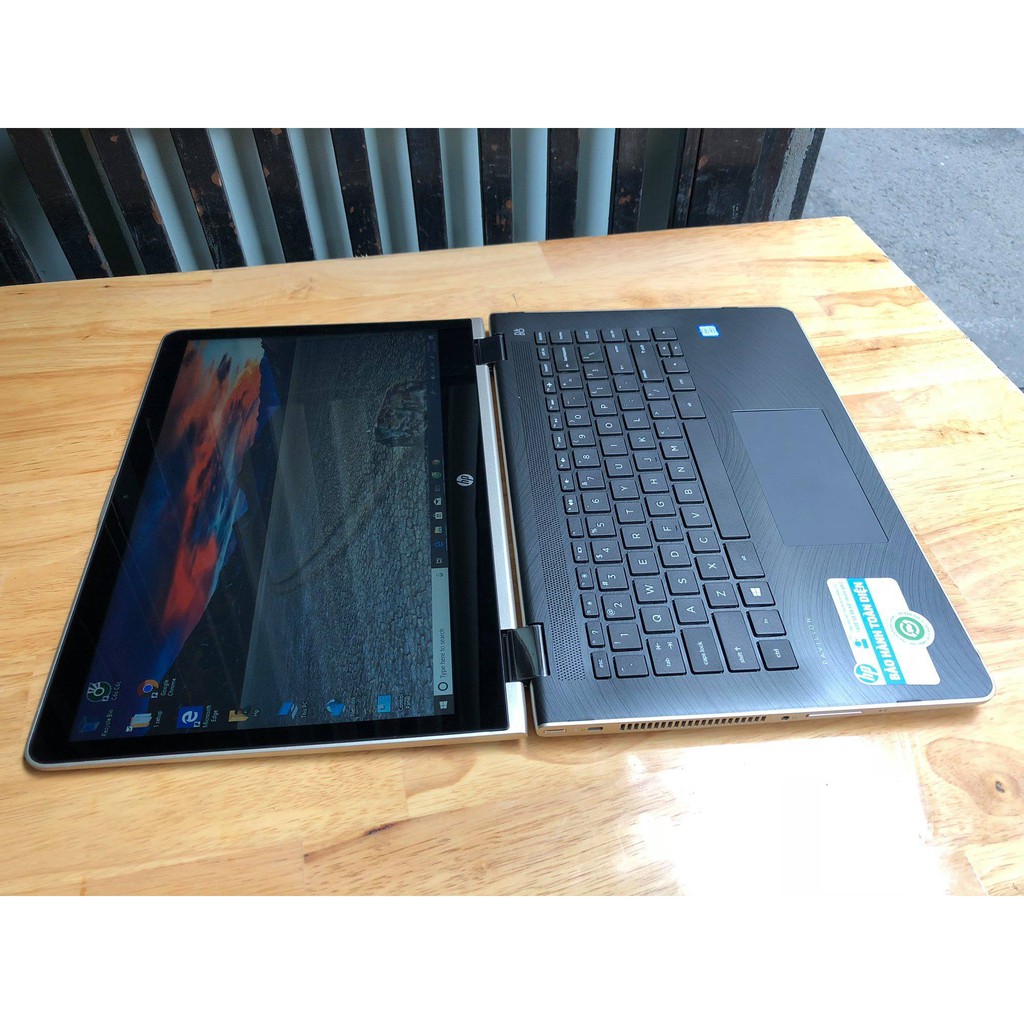 Laptop HP 14 X360, i3 7100u, 4G, 1T, 14in, Touch, Gold