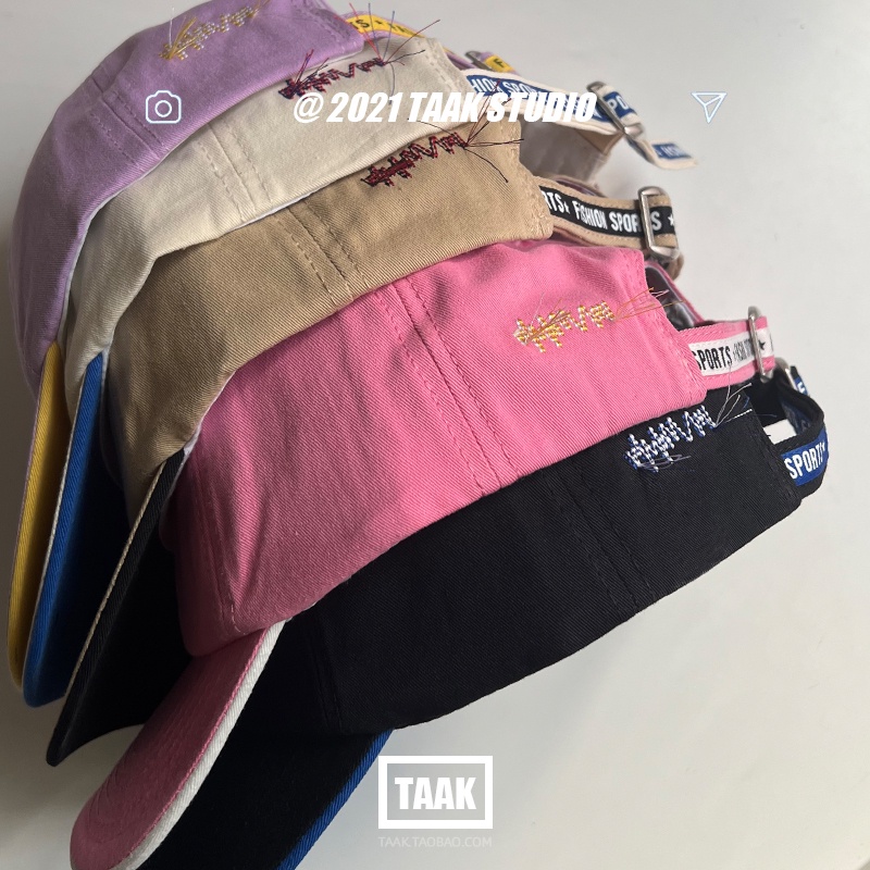 Nón Lưỡi Trai Thêu Chữ Nhiều Màu Sắc Phong Cách hip hop