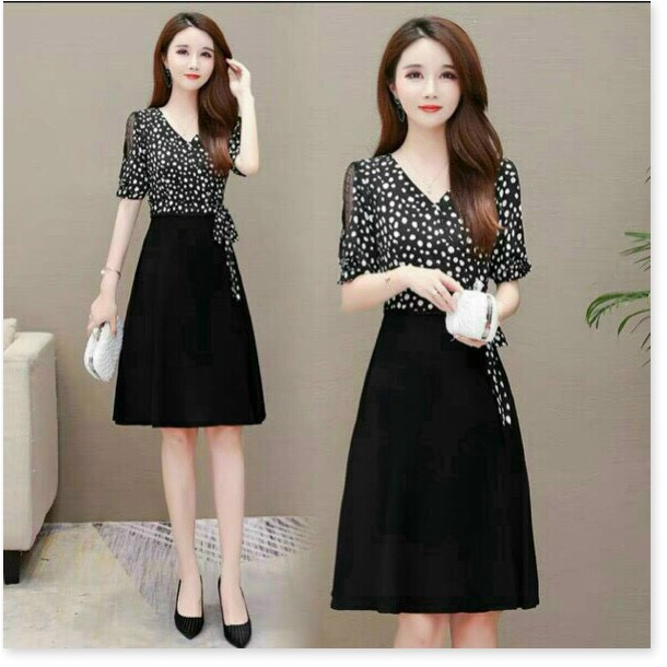 ĐẦM LỤA THIẾT KẾ HỌA TIẾT ĐƠN GIẨN NHƯNG KHÔNG KÉM PHẦN SANG TRỌNG THỜI TRANG KOKO MI