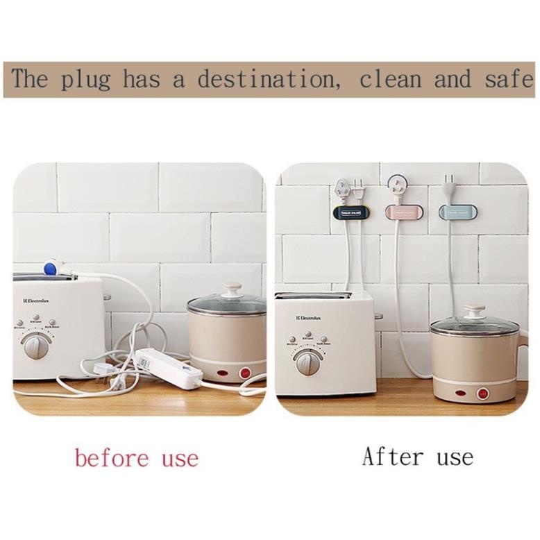 Móc kẹp THU GỌN dây điện và giữ phích cắm gọn gàng