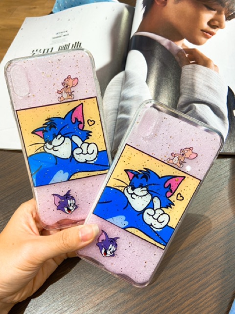 🌸Ốp lưng iphone🌸 silicon tom và jerry đẹp độc lạ xưởng ốp full ip 6-6s/6-6s-plus/7-8-plus/X-XS/XSMAX/11/11-PRO-MAX