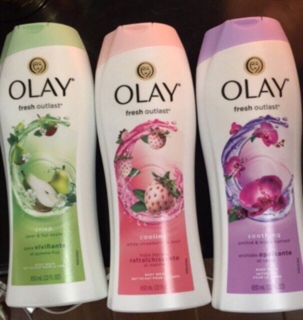 Sữa tắm Olay Fresh Outlast body wash 650ml