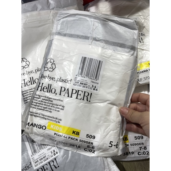 B339 - Bộ PJ quần kẻ MNG bé trai