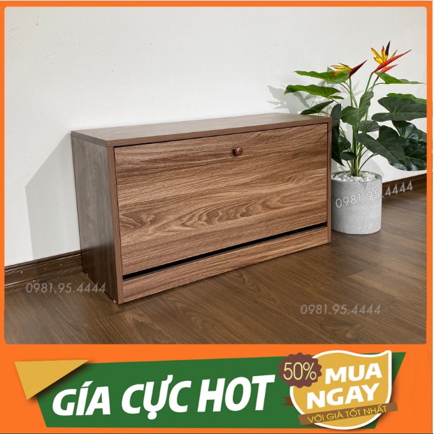 Tủ Giày Gỗ Thông Minh 3 Ngăn Có Ghế Ngồi Tiện dụng Bảo Hành 720 Ngày