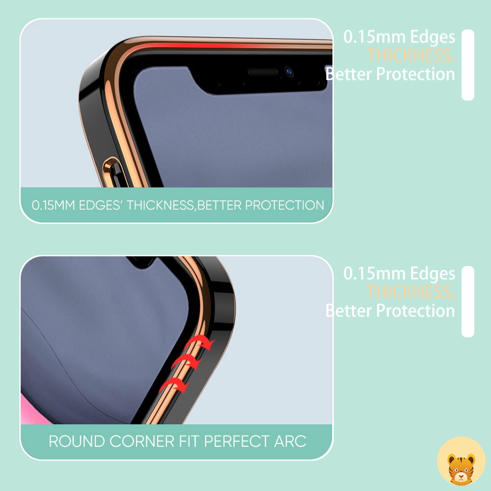 Ốp Điện Thoại Mạ Điện Trơn Mịn Sang Trọng Có Dây Đeo Cho Oppo A93 4G