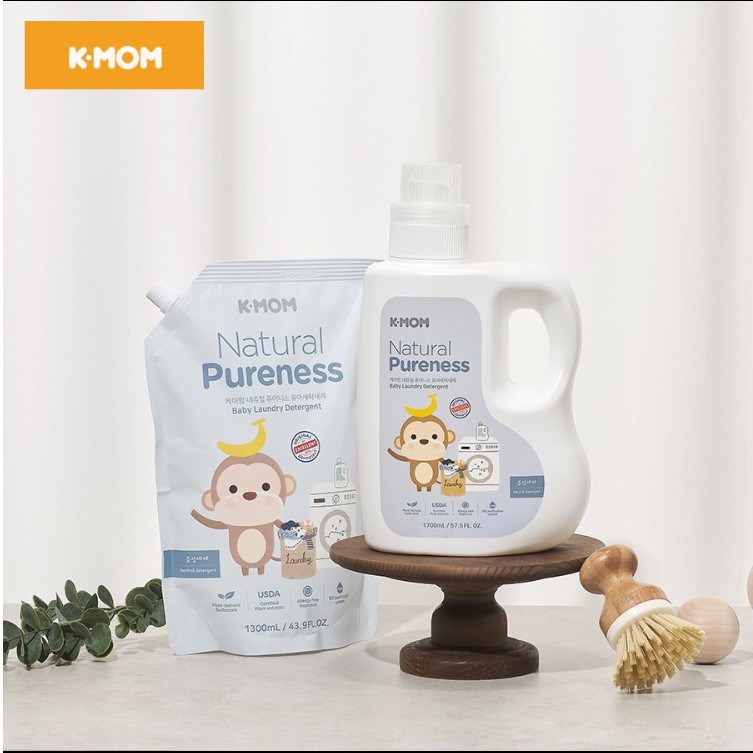 Nước giặt hữu cơ K-Mom Hàn Quốc dạng can (1700ml)