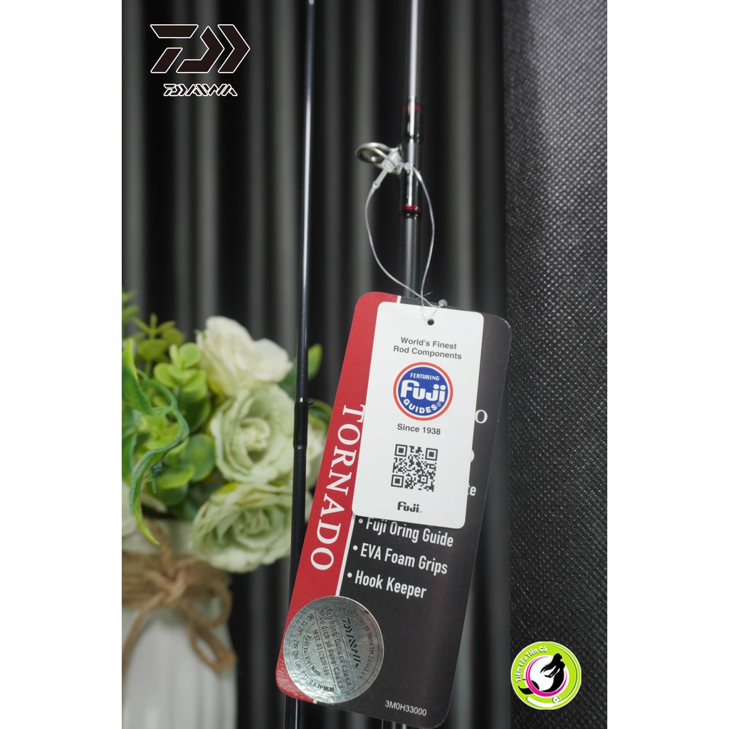 Daiwa  DAIWA TORNADO |  Cần lure chính hãng Daiwa  | Khoen Fuji O-Ring, đầu bu chống xoắn