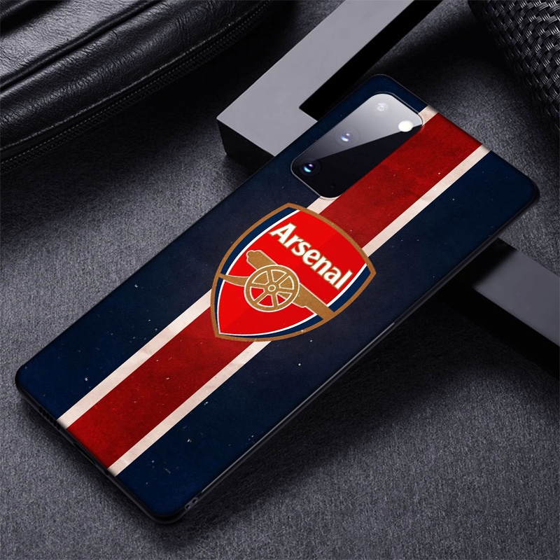 Ốp Điện Thoại Silicon Dẻo Họa Tiết Logo Đội Bóng Arsenal Cho Samsung Galaxy A02s A03S A13 A33 A53 A73 Plus Lite RR64