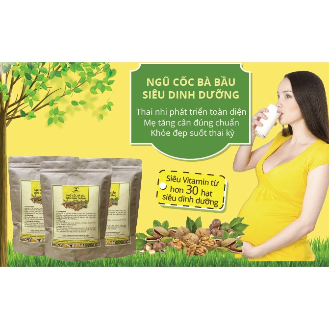 NGŨ CỐC SIÊU DINH DƯỠNG BÀ BẦU QUEEN NATURE