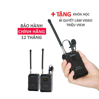 Micro Không Dây Cài Áo Cho Điện Thoại Boya BY-WM4