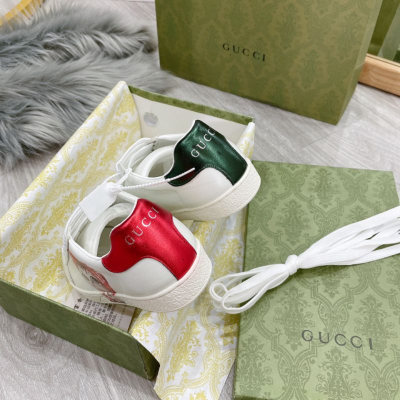 M(ẢNH THẬT) Giày Thể Thao Mèo Hồng Basic Gót 2 Màu Da Mềm Êm Fullbox Bill Túi Cao Cấp