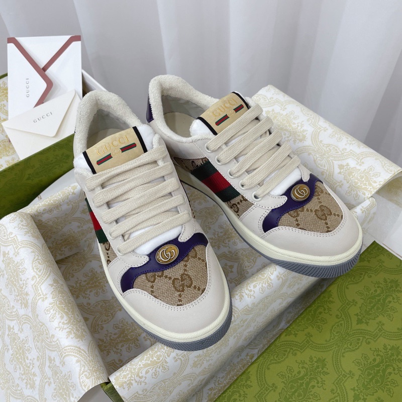 Giày thể thao nam và nữ thương hiệu Gucci GC cao cấp thiết kế thời trang