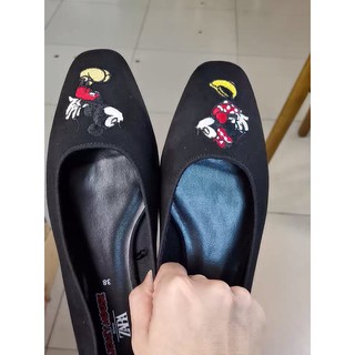 Zara - Giầy búp bê Zara Mickey