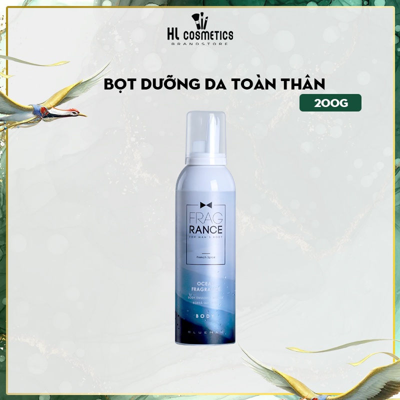 Bọt Dưỡng Da Toàn Thân BLUEMAN Lotion Body Ngăn Ngừa Lão Hoá 200g ZL83
