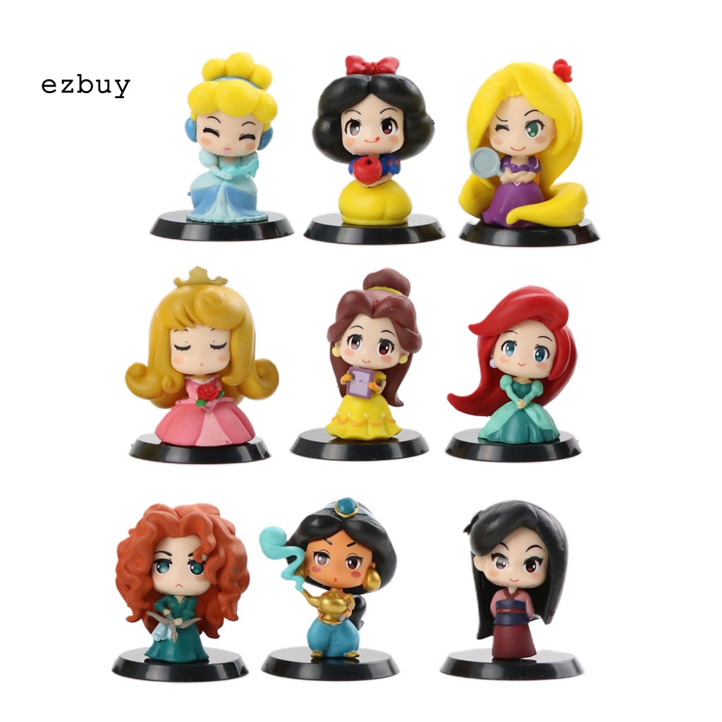 [EY] Tượng Công Chúa Bạch Tuyết / Nàng Tiên Cá Bằng PVC Dễ Lau Chùi Trang Trí