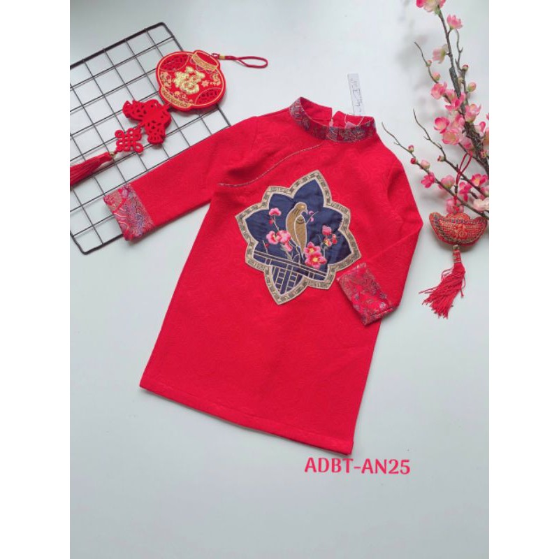 Áo dài tết bé trai, sz 1-10 tuổi, tương đương 10-35kg