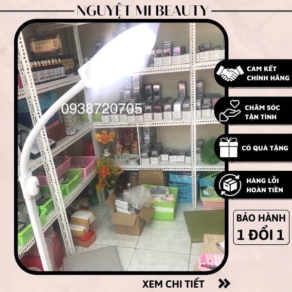 Đèn led spa ,nối mi