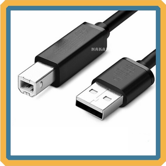 Dây Máy In USB 1.5m 3m 5m Đen - Dây cáp kết nói máy in với máy tính chống nhiễu tốt