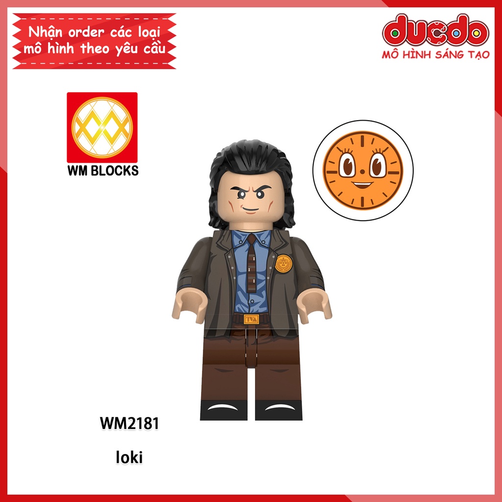 Minifigures các nhân vật trong seri Loki - Đồ chơi Lắp ghép Xếp hình Mini Mô hình Iron Man WM WM6118